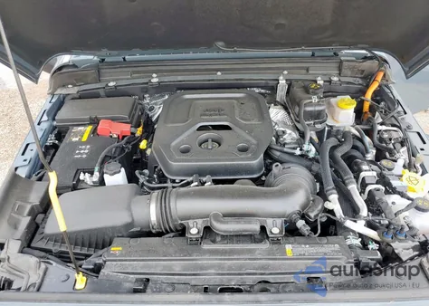 2025 Jeep Wrangler Sahara 4Xe из США, поврежденный, VIN 1C4RJXP69SW600491